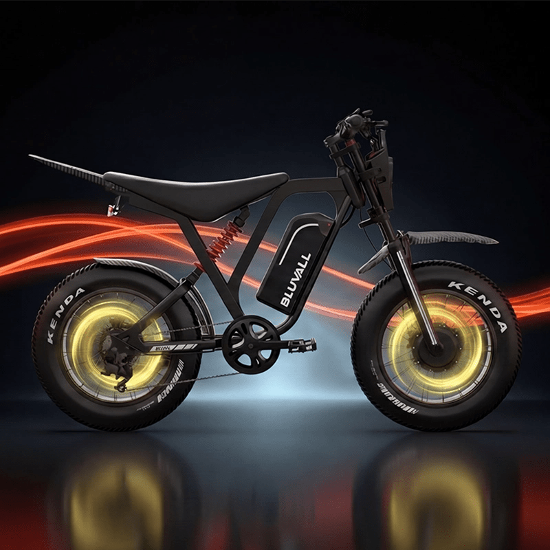Deepower R700 high torque electric bike dark background showcase