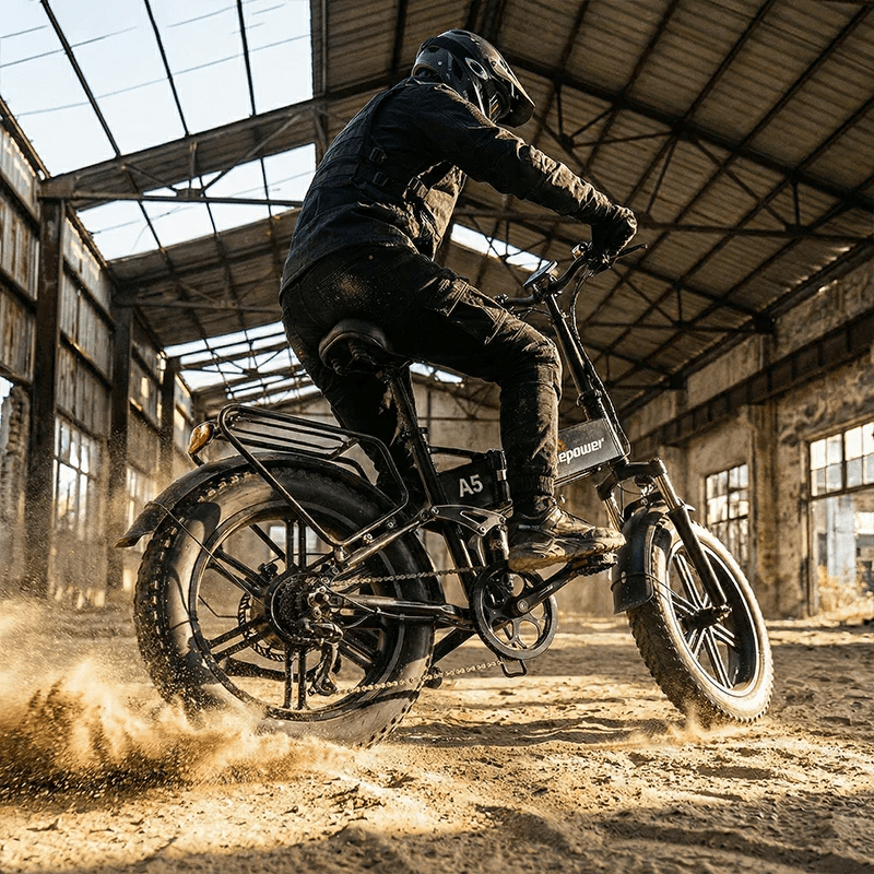 Deepower A5丨All-Terrain Folding Electric Bike - DEEPOWER Europe Official
