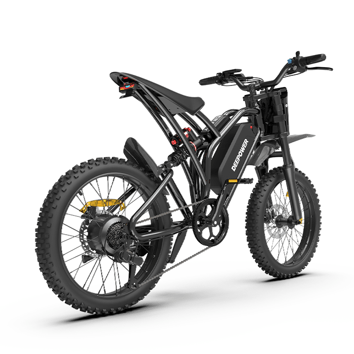 Deepower S21 mountain electric bike multi-angle studio shot