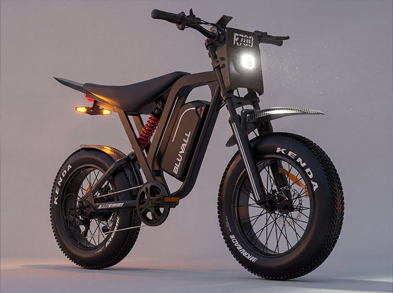 Deepower R700 all-terrain ebike outdoor riding real shot