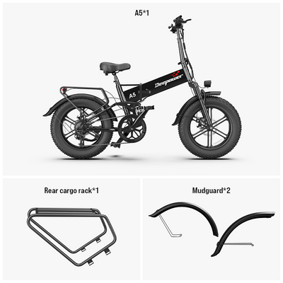 Deepower A5丨All-Terrain Folding Electric Bike - DEEPOWER Europe Official