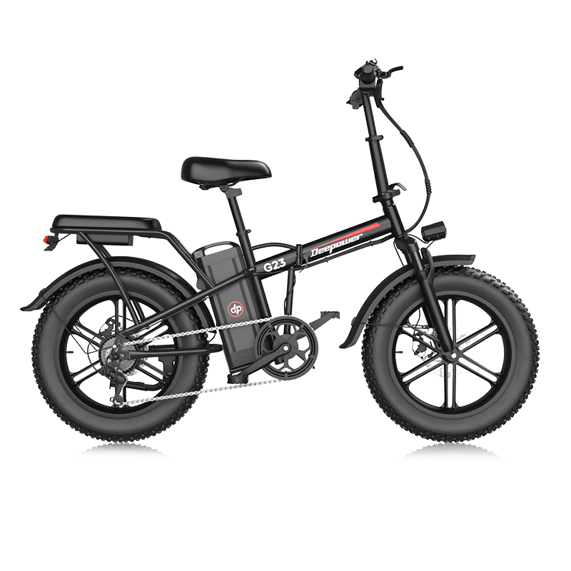 Deepower G23Pro foldable fat tire electric bike side view