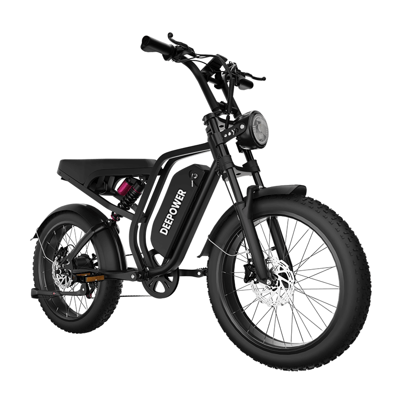 Deepower SU8 rugged outdoor electric bike side view