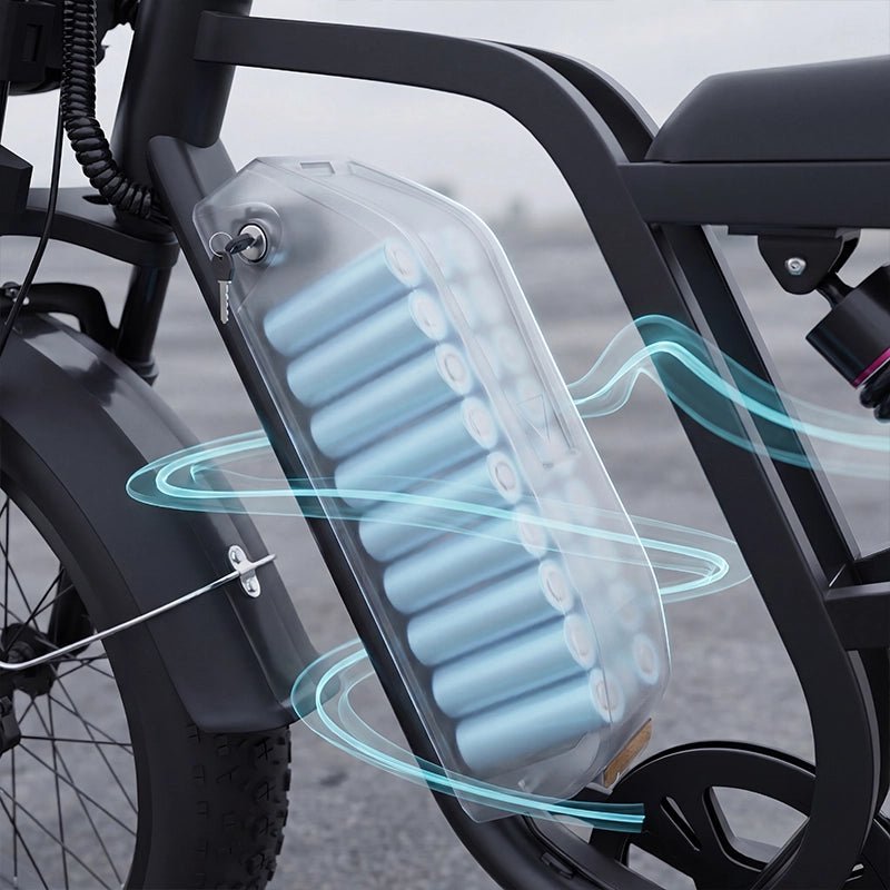 Deepower SU8 built-in battery frame structural detail